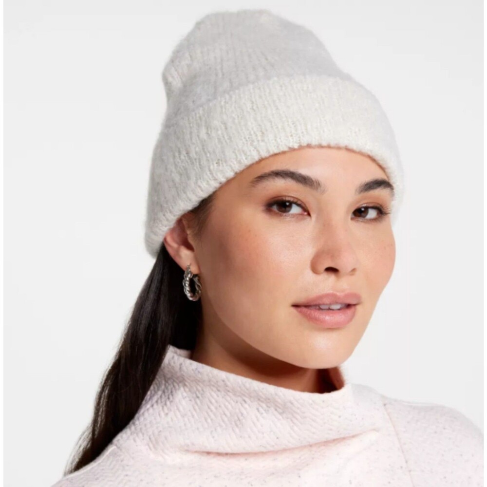 Women's Calia Luxe Beanie Hat Ivory One Size
